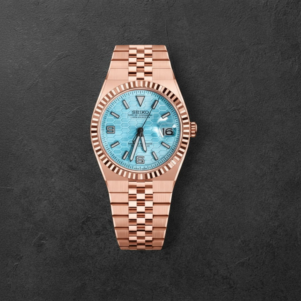 S LAND-DWELLER ROSE GOLD & BABY BLUE