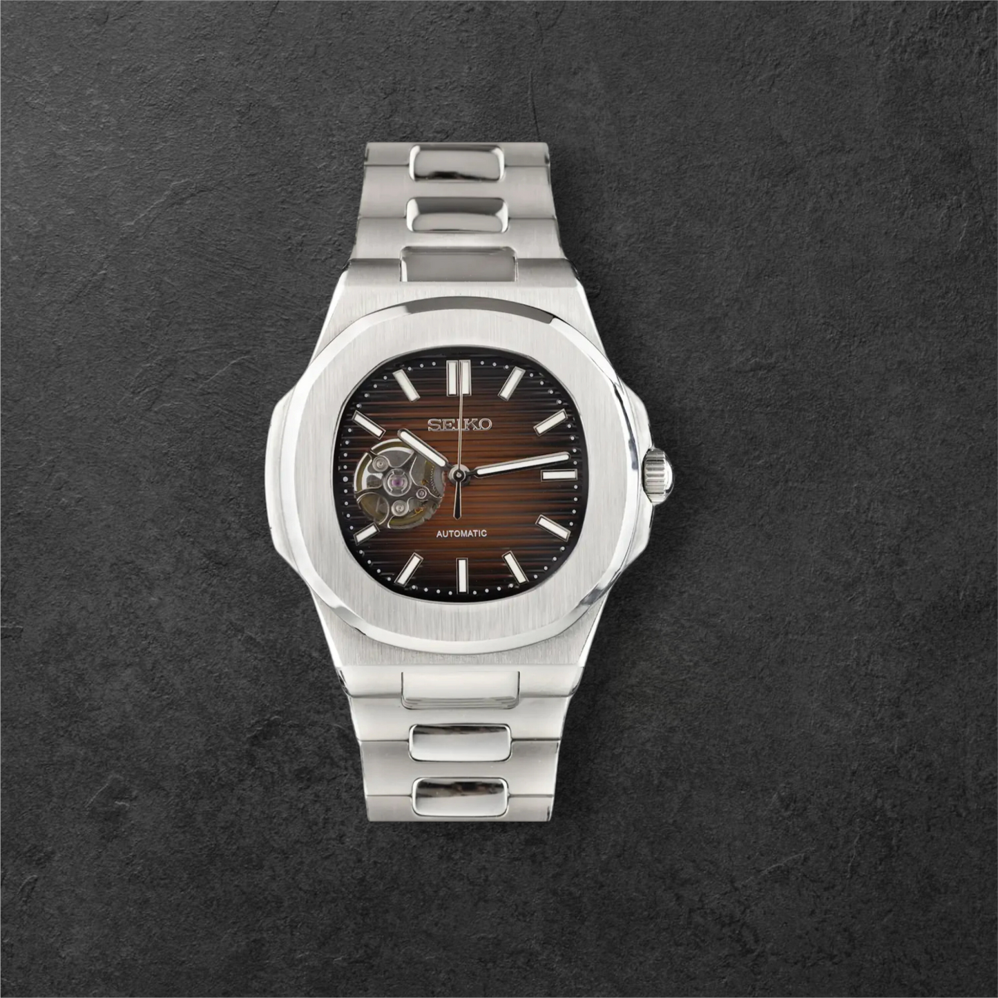 S NAUTIKO SILVER & CHOCOLATE (OPEN HEARTH)