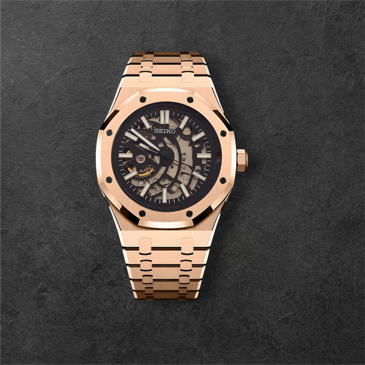 S ROYAL OAK ROSE GOLD SKELETON