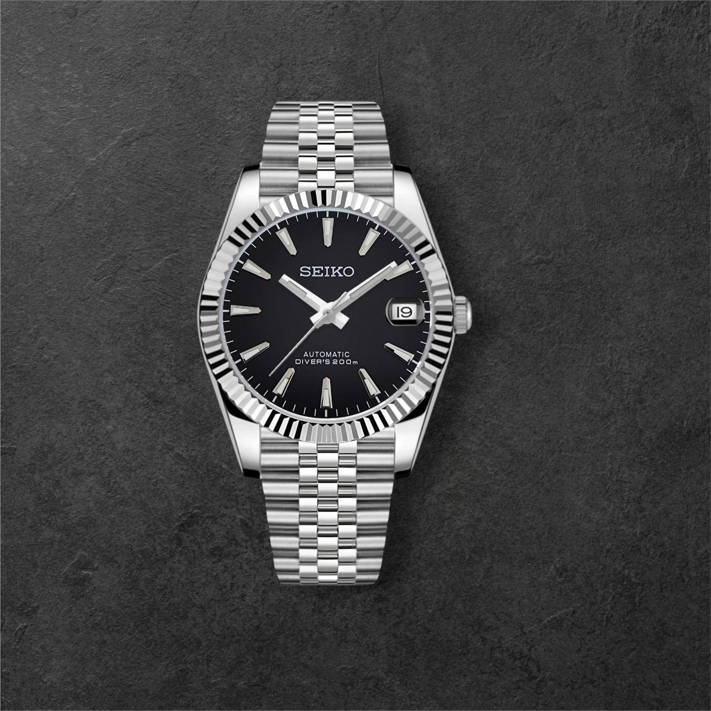 S JUST SILVER & BLACK