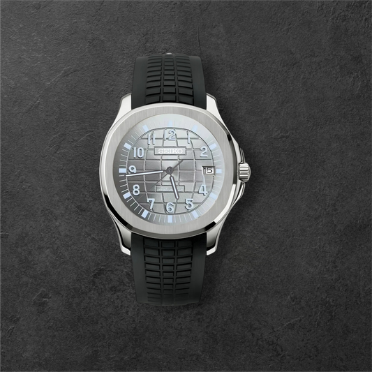 S AQUANAUT SILVER & BLACK