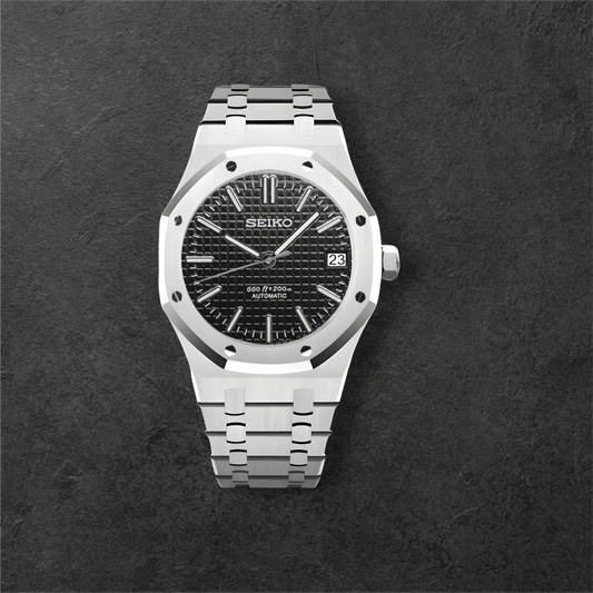 S ROYAL OAK SILVER & BLACK