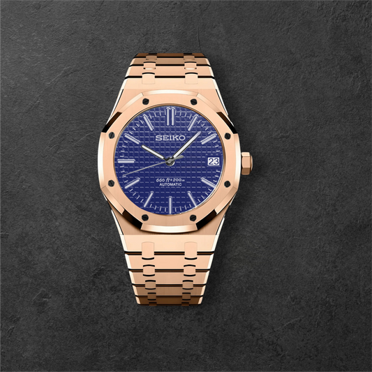 S ROYAL OAK ROSE GOLD & BLUE
