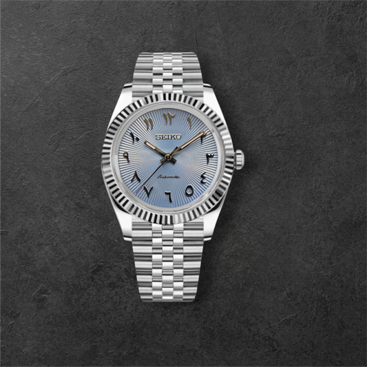 S JUST SILVER & ARABIC BABY BLUE