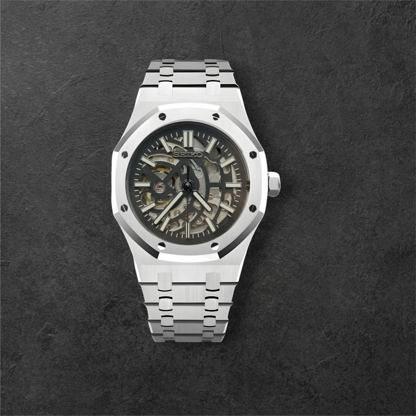 S ROYAL OAK SILVER SKELETON