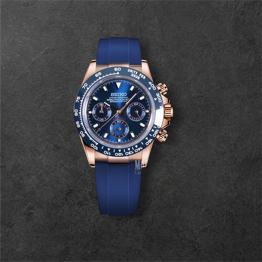 S DAYTONA ROSE GOLD & BLUE