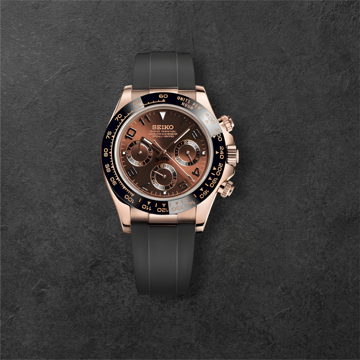 S DAYTONA ROSE GOLD & BROWN